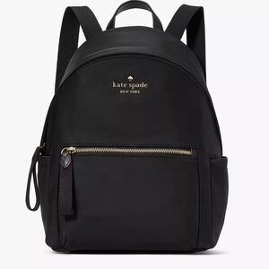 Kate Spade Chelsea Medium Backpack in Black Nylon